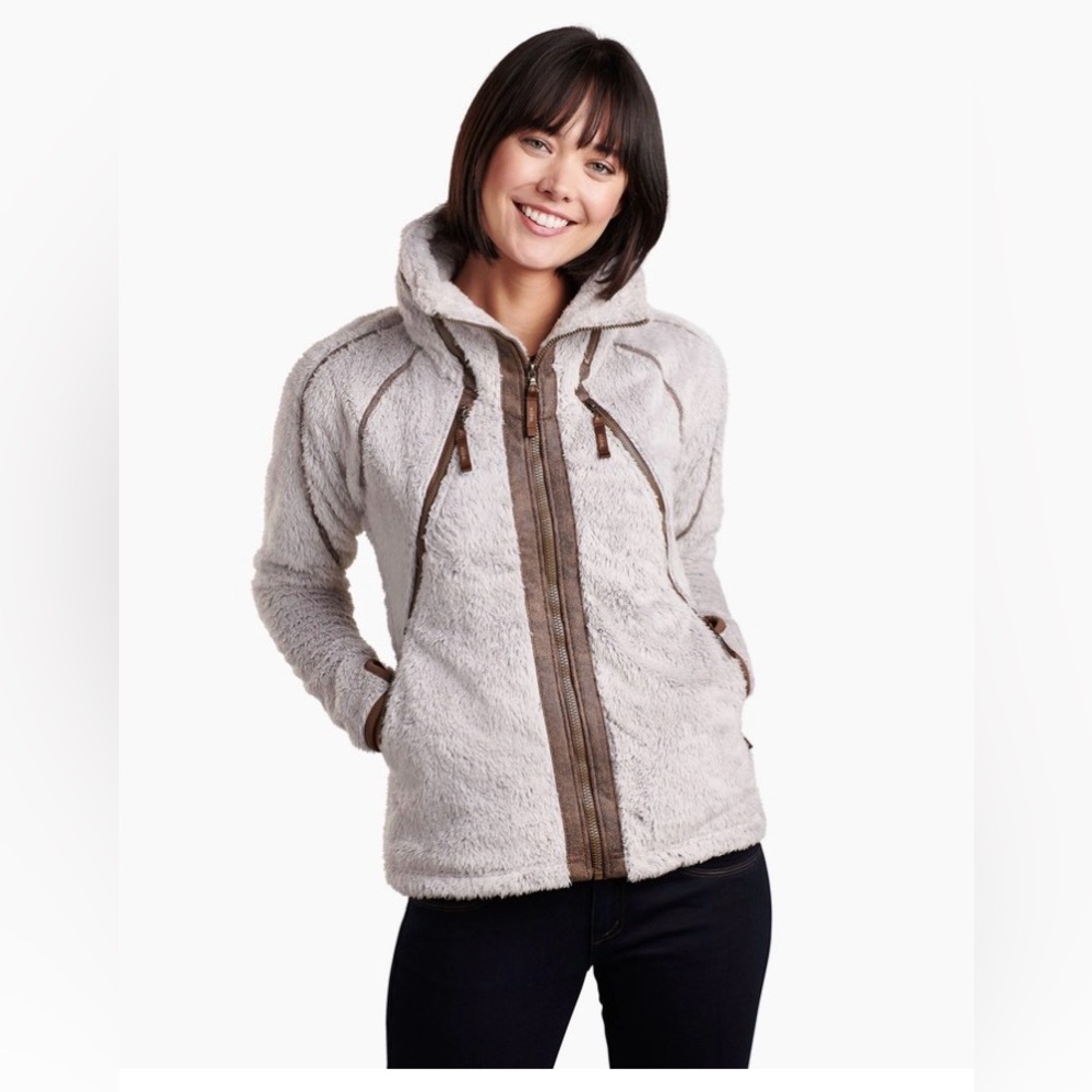 Kuhl Flight jacket in stone color size L